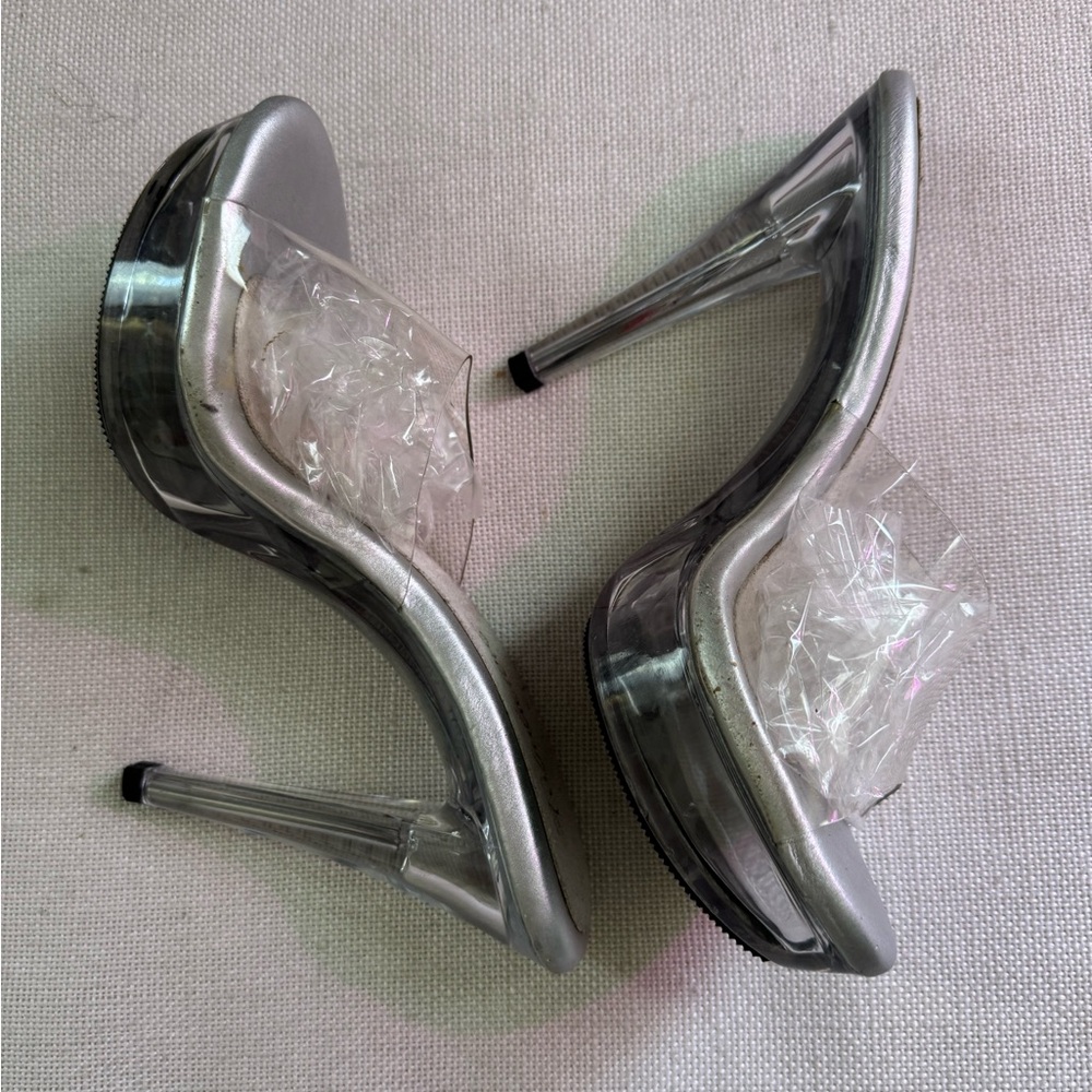 Vintage Clear Platform  Women's Heels / Fabulicious